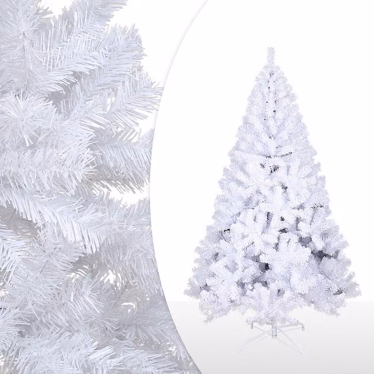 Jopassy Albero di Natale da interno con supporto 150cm Bianco