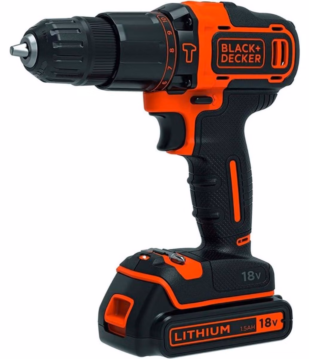 Black + Decker Cacciavite 18V/1X1,5Ah Bdchd18-Qw