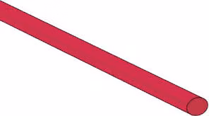 Tubo Termoretraibile 3,2Mm - Rosso - 50 Pz