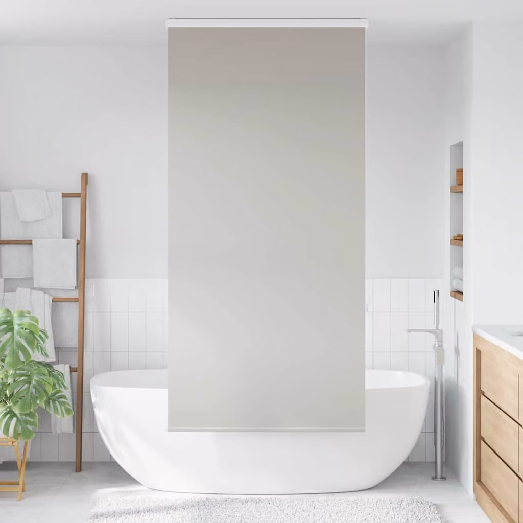 vidaXL Tenda a Rullo Doccia Cassonetto 90x240 cm Larghezza Tessuto