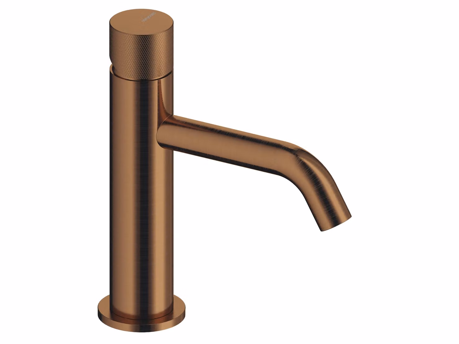 SANYCCES LOOP K ColdOpen Miscelatore monocomando per lavabo 17,3 cm, oro rosa spazzolato