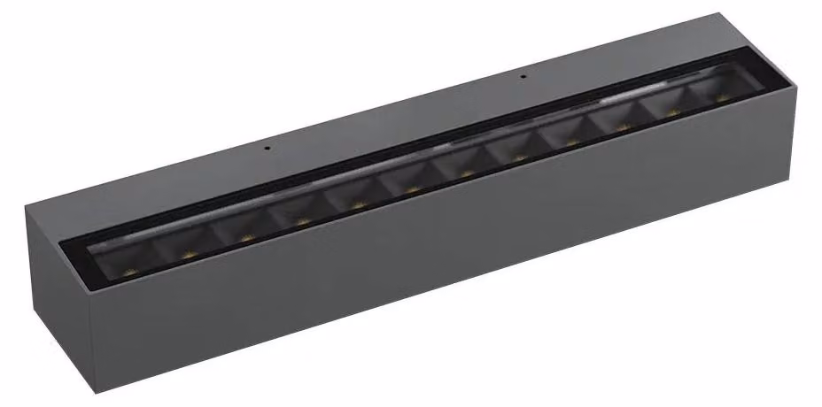 Redo Outdoor AROOS – 38 x 6 cm, 30 W – grigio scuro, 3000K