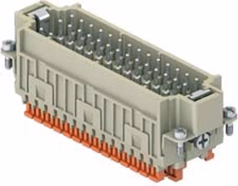 CDSHM 42 I.L.M.E. Ilme CDSH-SQUICH Inserto a spina (M) Connessione con molla a gabbia, 42 poli + PE 400 V, 10 A - 1 pezzo