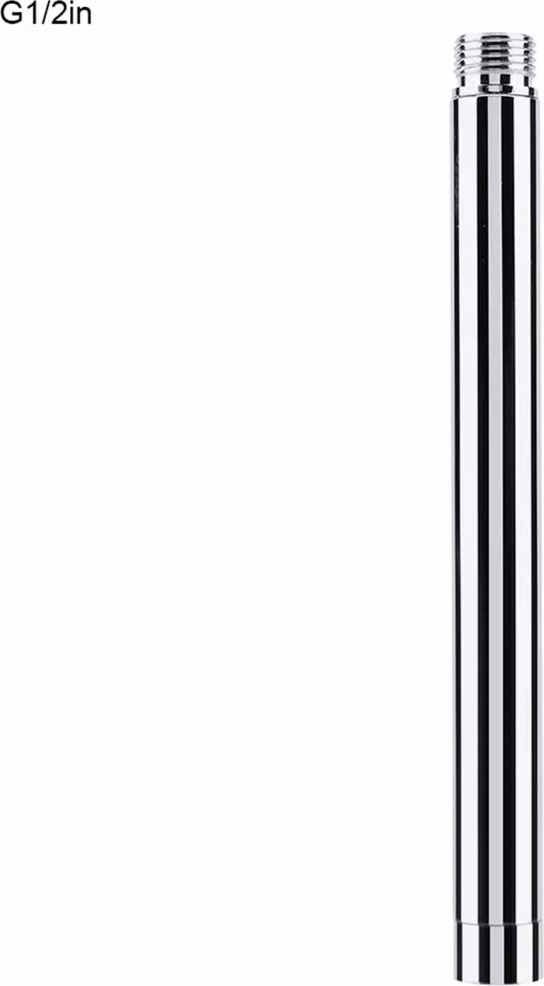 Tubo di estensione della doccia, tubo rotondo di estensione della doccia, tubo di estensione della doccia dell'acciaio inossidabile, tubo di estensione della doccia del bagno, tubo di estensione