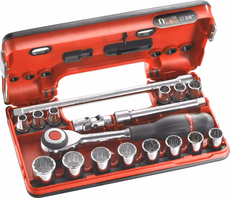 Facom Steckschluessel-Set 3/8" 6-Kant D-Box