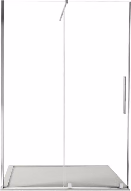 Porta Parete Doccia 180 cm 1 anta Scorrevoli senza Profili in Cristallo trasparente 8mm H200 Bonussi Uriel