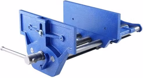 Morsa da banco in ghisa VEVOR per lavorazione del legno con forza di serraggio 11 KN, Larghezza max: 335 mm, Profondità ganasce: 110 mm