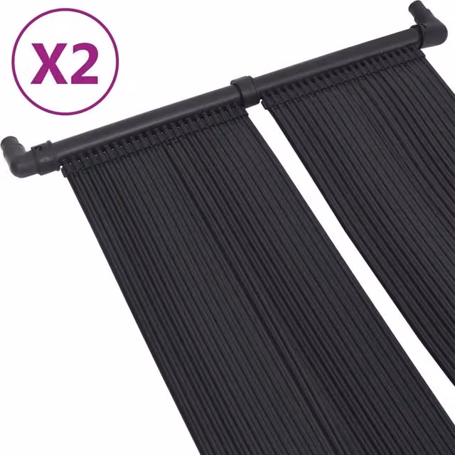 Pannelli Solari Riscaldatori per Piscina 2 pz 80x310 cm 3079661