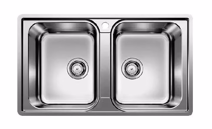 Blanco Lemis 8 - Lavello, 860x500 mm, acciaio inossidabile spazzolato, codice prodotto: 523039