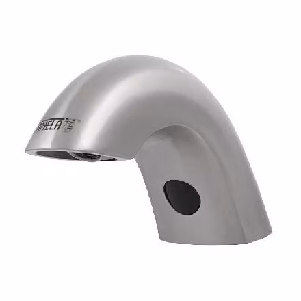 Miscelatori a sensore Sanela - Miscelatore per lavabo in acciaio inox con elettronica ALS per un'acqua, 6 V SLU 45B
