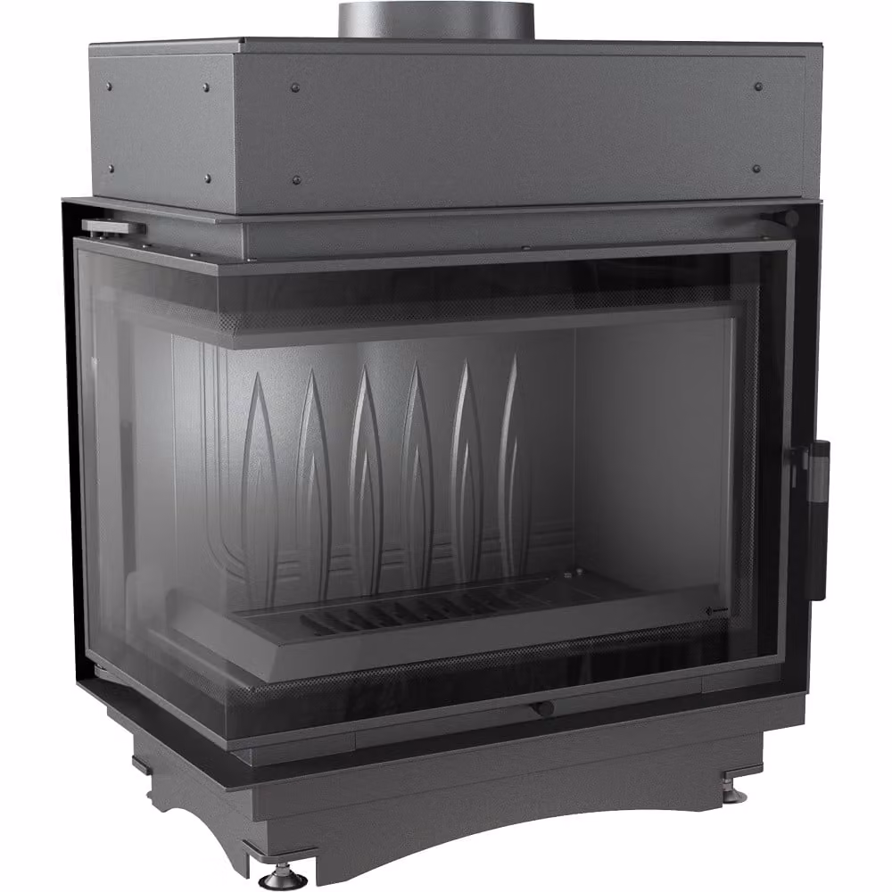 Inserto per caminetto in ghisa KRATKI MAJA DECO sinistro 8 kW Ø 180