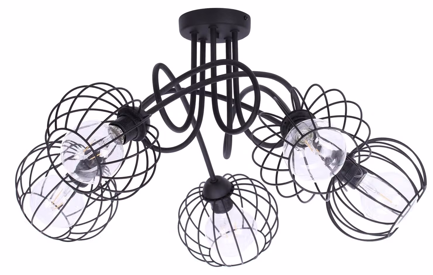 Loft Lampada A Sospensione In Metallo E27 Led