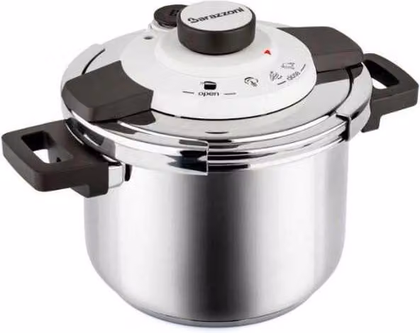 Pentola a pressione Barazzoni Facile Dual in acciaio inox argento da 2,0 l