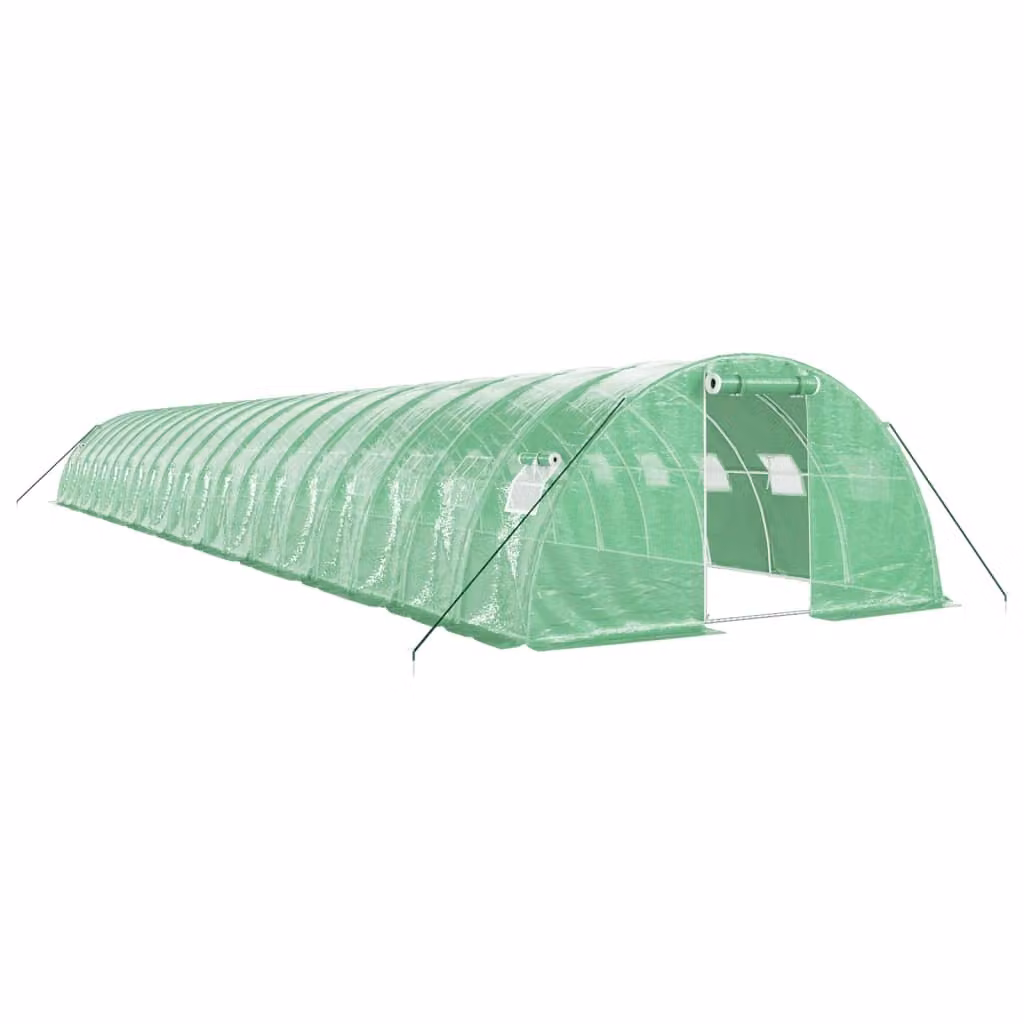 Serra con Telaio in Acciaio Verde 80 m² 20x4x2 m