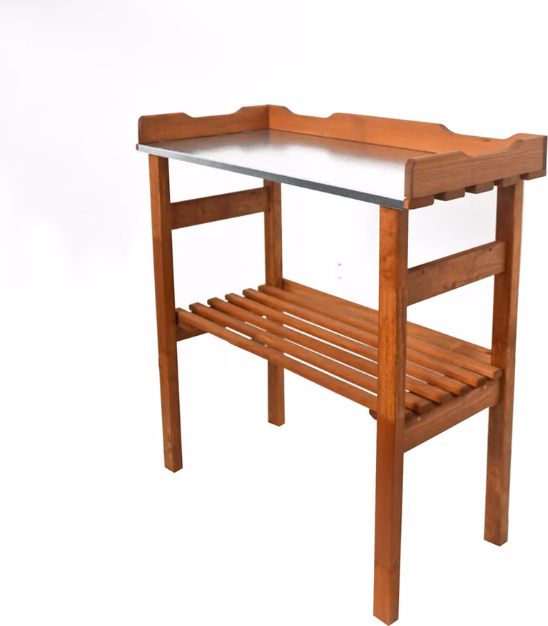 Tavolo da giardino per piantumazione in legno