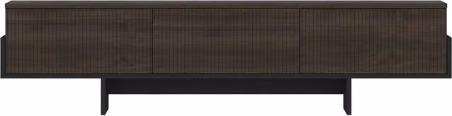 Mobile TV in legno "Hege" - 180 x 30 x 44 cm - Nero