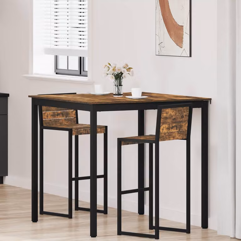 Maison Exclusive - Tavolino in legno composito, forma quadrata
