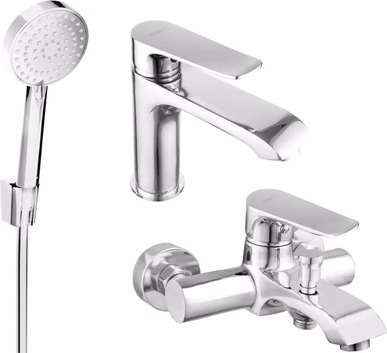 Mexen Pecos R75 set da bagno, cromo - 72703R75-00