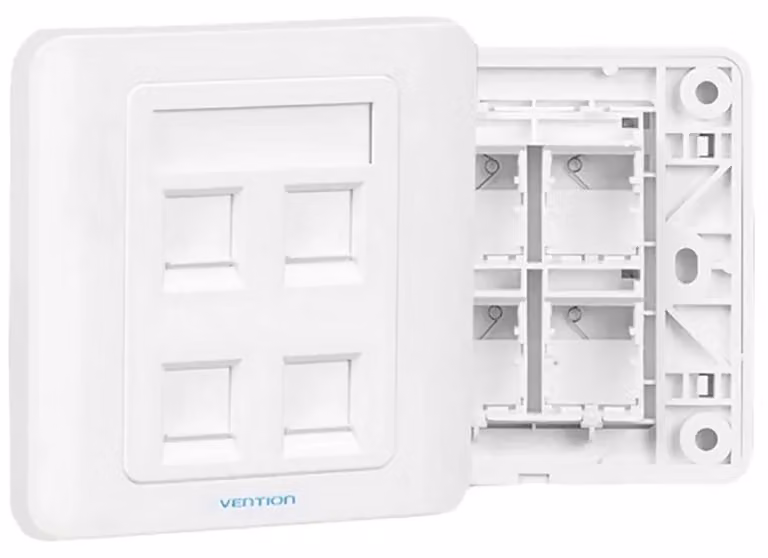 Vention Iffw0, presa a muro RJ45. Taglia unica