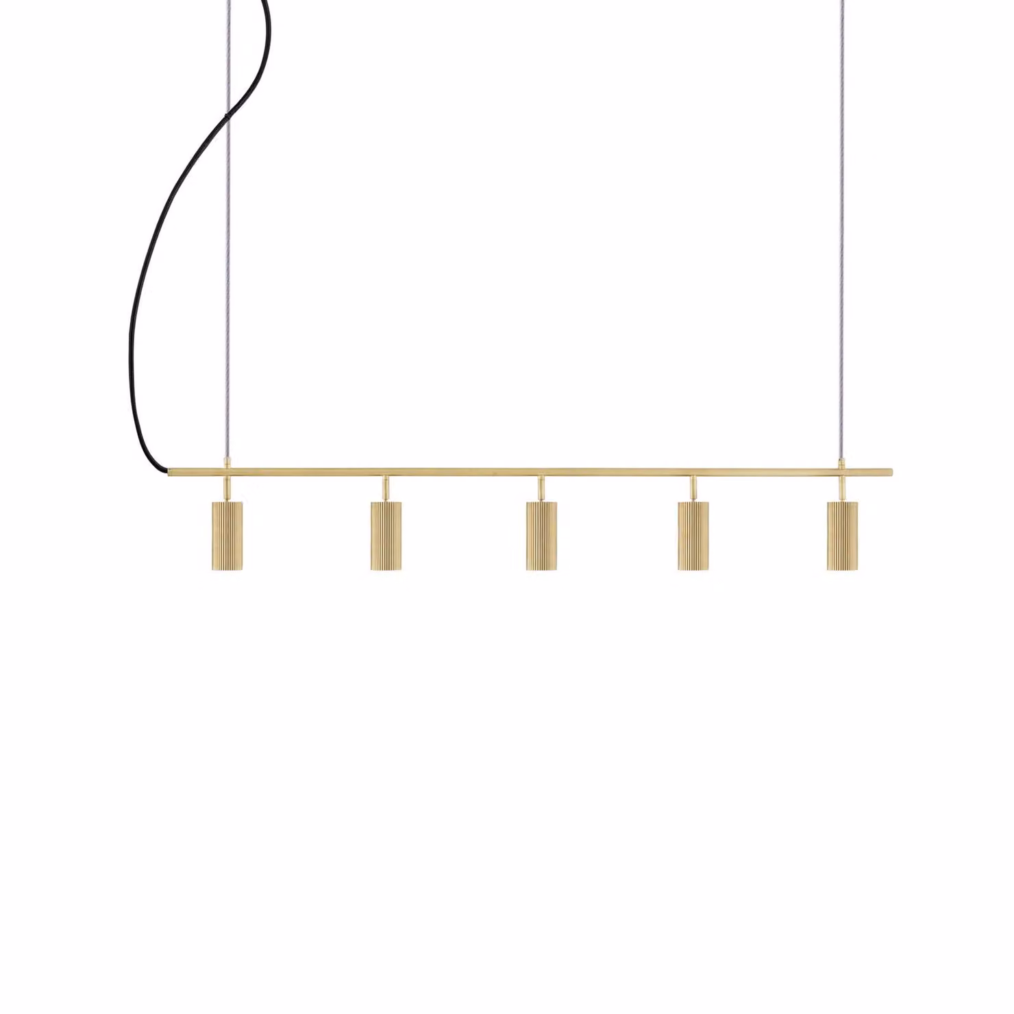 Globen Lighting Lampada a sospensione Hubble 5, dimmerabile, Ottone / Oro, Soggiorno / Sala da pranzo, Metallo, Scandinavo, Lampada a sospensione