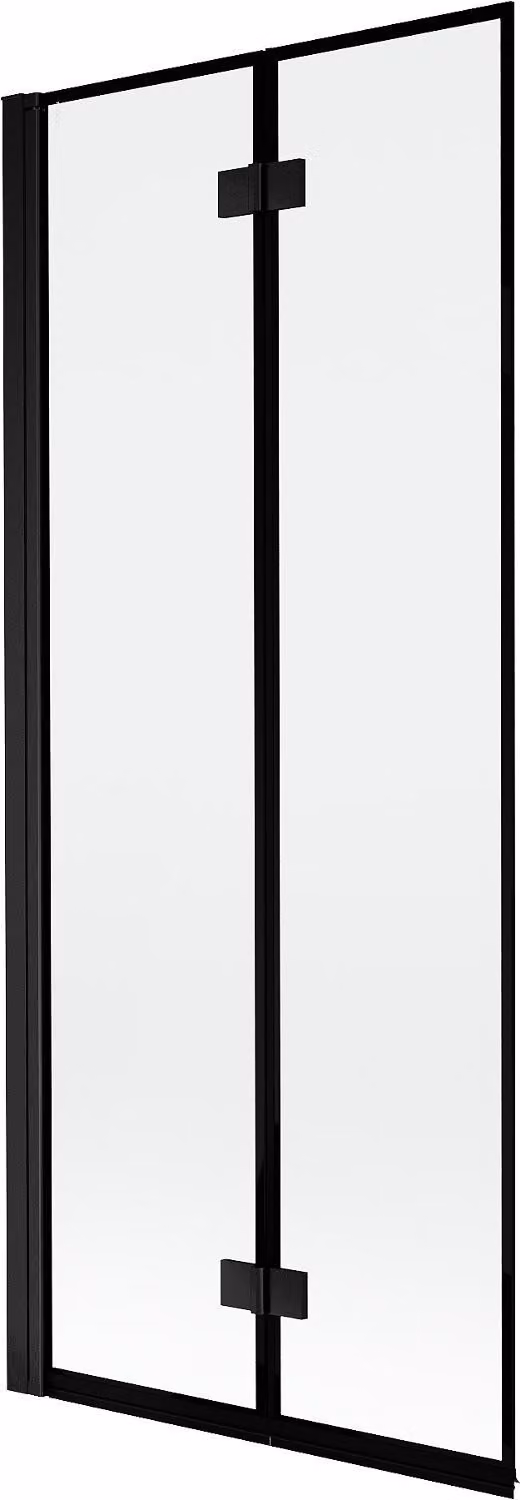 Mexen Mist paratia della doccia 2 ante sinistra 80 x 150 cm, cornice nera, nero - 8A9-080-002-70-70-L