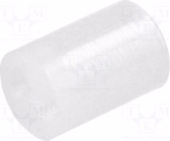50 distanziatori, lunghezza: 7 mm, materiale: naturale, LED: diametro esterno: 5 mm, diametro LED: 5 mm, conformi a UL94V-2, modello FIX-LED-7
