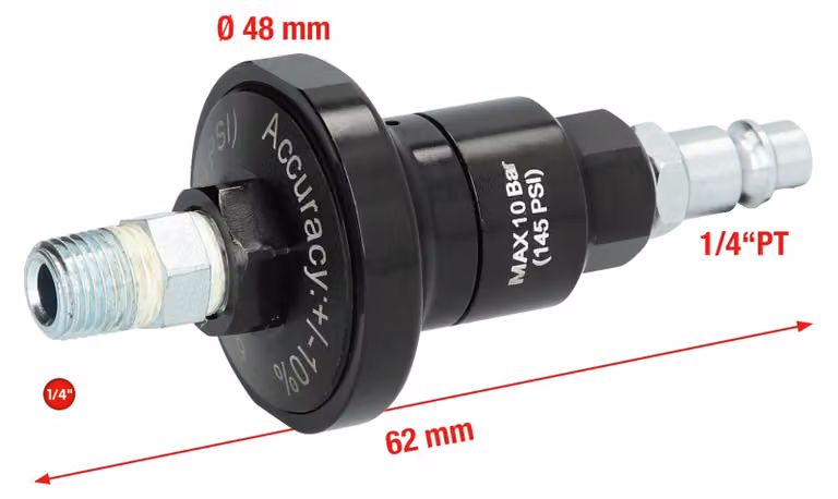KS TOOLS Riduttore per aria compressa da 10,0 bar a 6,2 bar - 515.3366