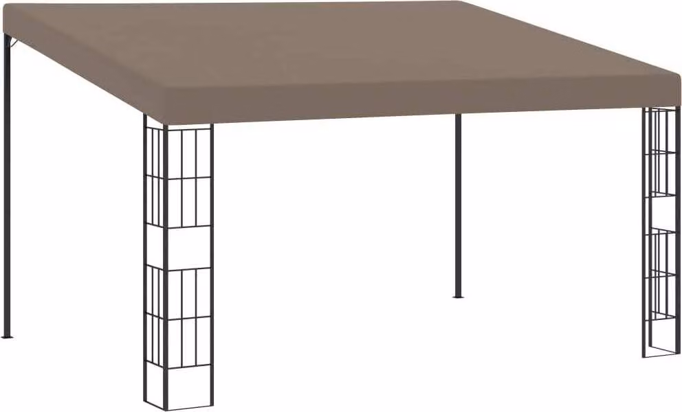 The Living Store padiglione da parete 4x3 m tessuto tortora