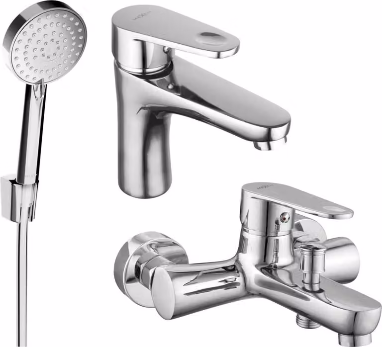 Mexen Kama R75 set da bagno, cromo - 72503R75-00