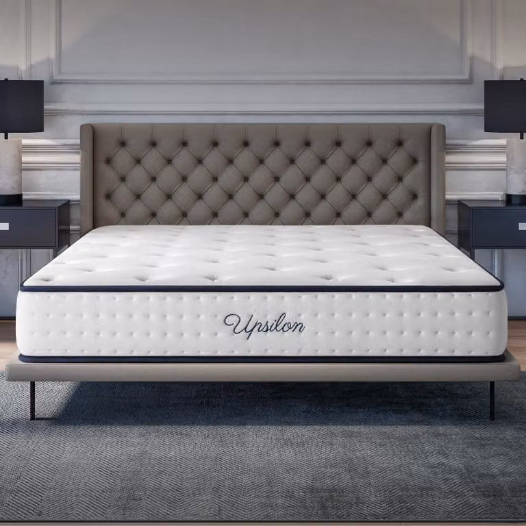 Materasso a molle insacchettate, dimensioni 140x190 cm, altezza 4, rigidità molto alta, altezza 26 cm