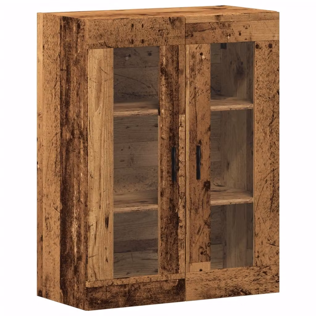 Mobile a Parete Legno Antico 69,5x34x90 cm