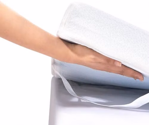 Coprimaterasso in Memory Foam VEVOR con Gel Rinfrescante, Spessore: 7,62 cm, Colore: Blu e Bianco