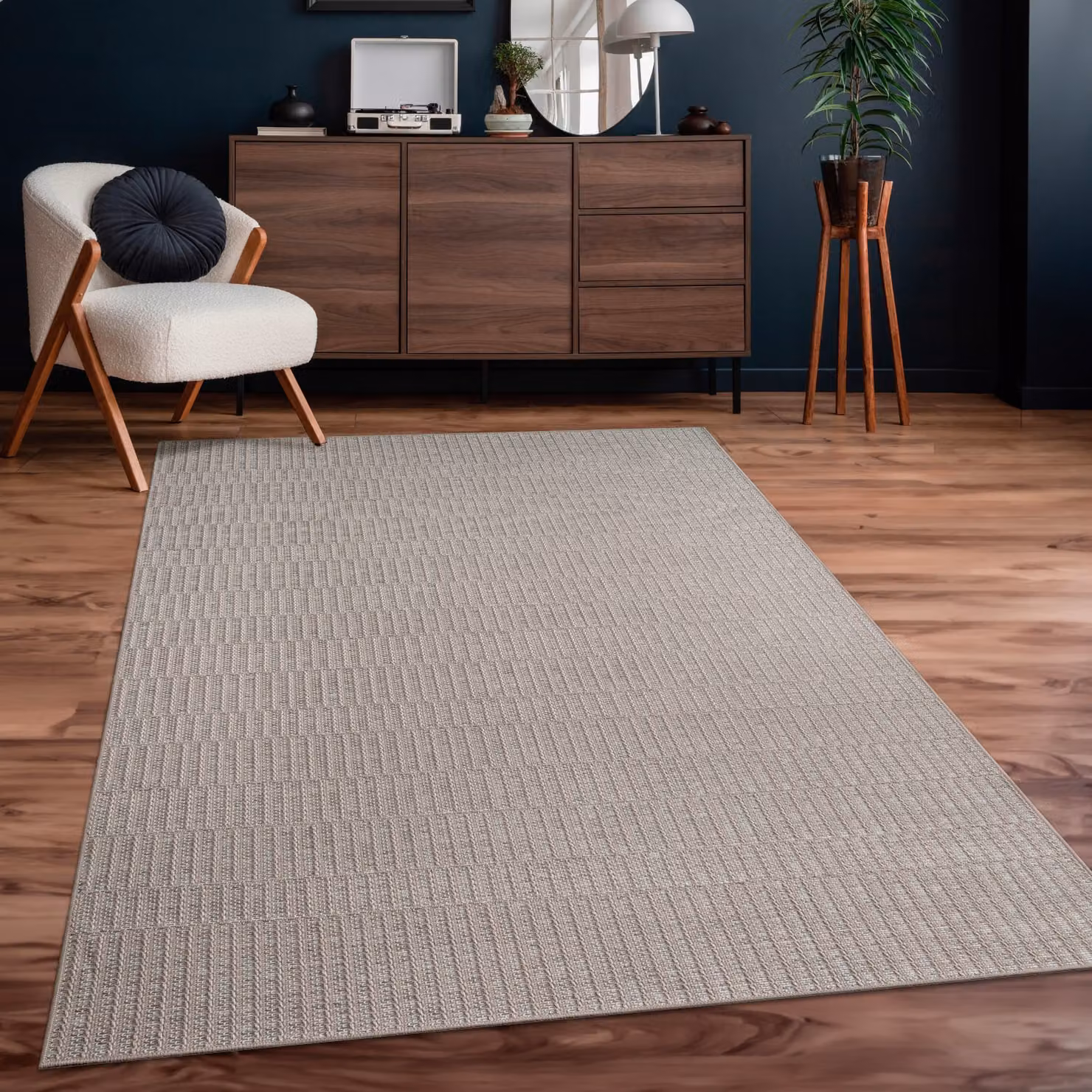 Tappeto Verona per interni ed esterni beige e bianco L: 280 cm, P: 200 cm – 2