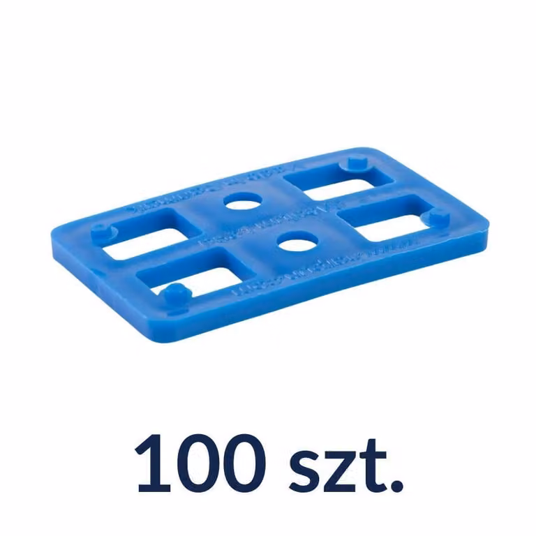 Distanziali 80x50, spessore 5 mm, distanziali in plastica per carichi fino a 2 tonnellate, 100 pezzi