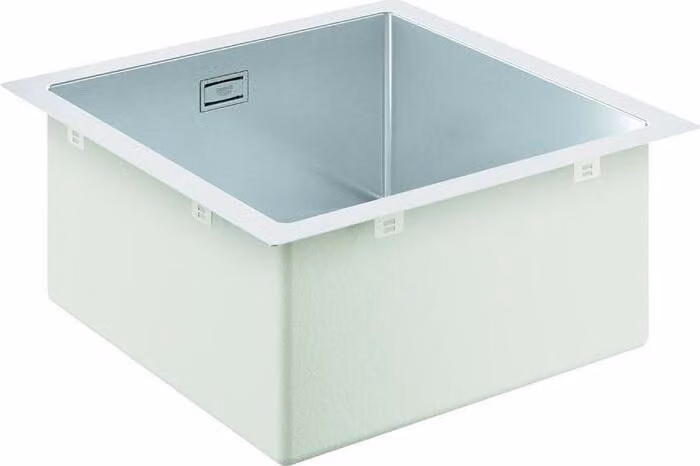 Lavelli Grohe - Lavello K700 con scarico, 464x464 mm, acciaio inox spazzolato 31578SD1