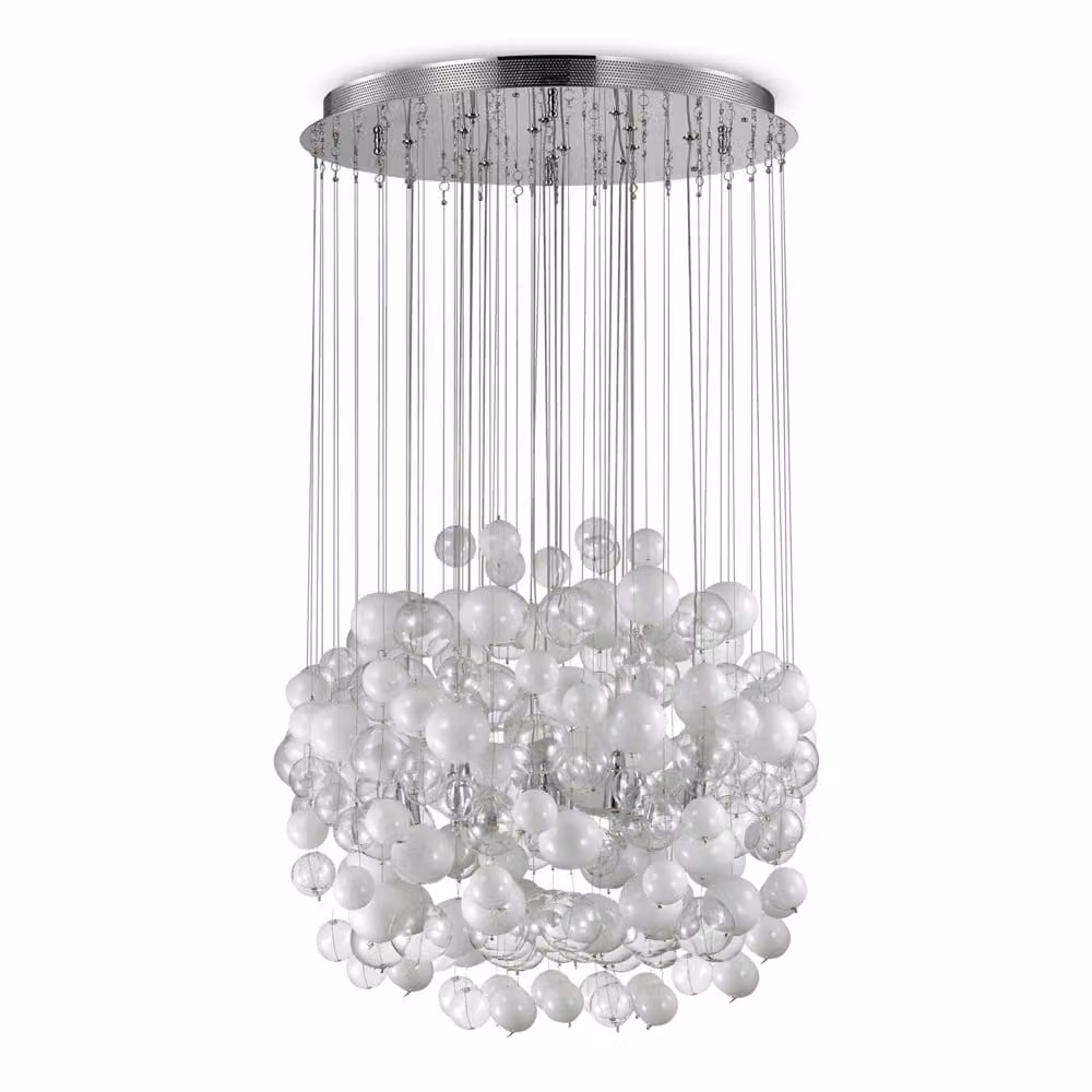 Ideal Lux lampada a sospensione Bollicine Sp14 Bianco