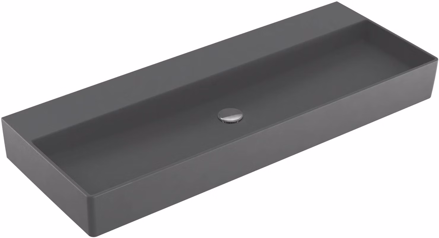 Villeroy & Boch Memento 2.0 lavabo mural, sans trou pour robinet, sans trop-plein, poncé, 1200x470mm, 4A22CFI4, 4A22CFI4