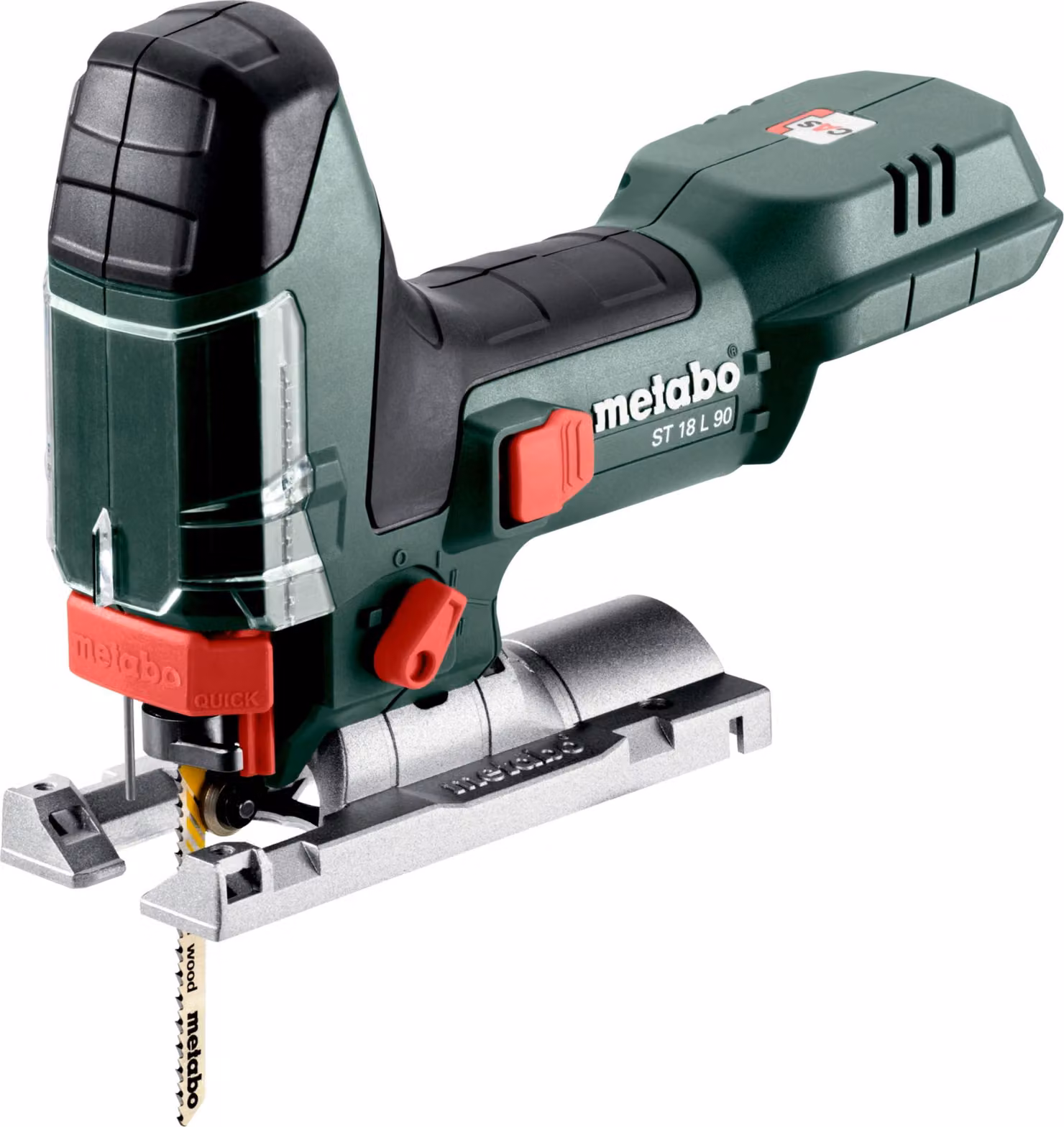 Metabo ST 18 L 90 Seghetto alternativo a batteria 18 V 90 mm Solo ( 601047850 ) - senza batteria, senza caricabatteria