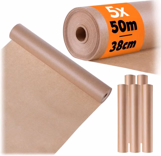 Carta da forno professionale KADAX Expert marrone 50 m x 38 cm