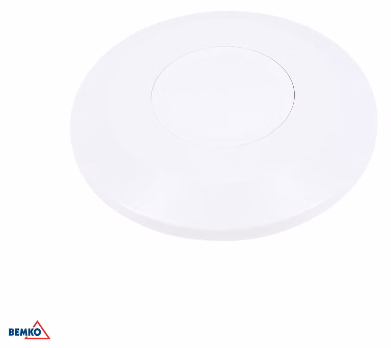 Sensore di presenza a microonde, portata 360°, da montare a parete, grado di protezione IP20, colore bianco