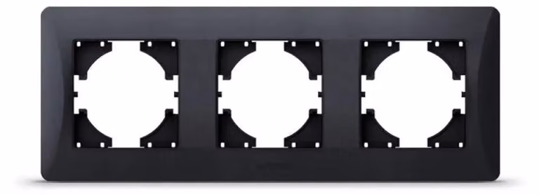 Cornice orizzontale tripla VF-BNFR3H-BG BINERA VIDEX - grafite