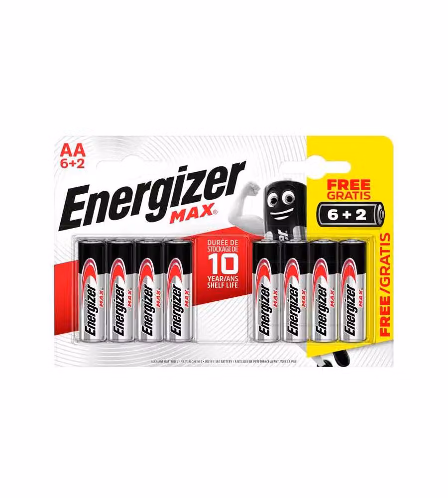 Batterie stilo AA Energizer Max – 2