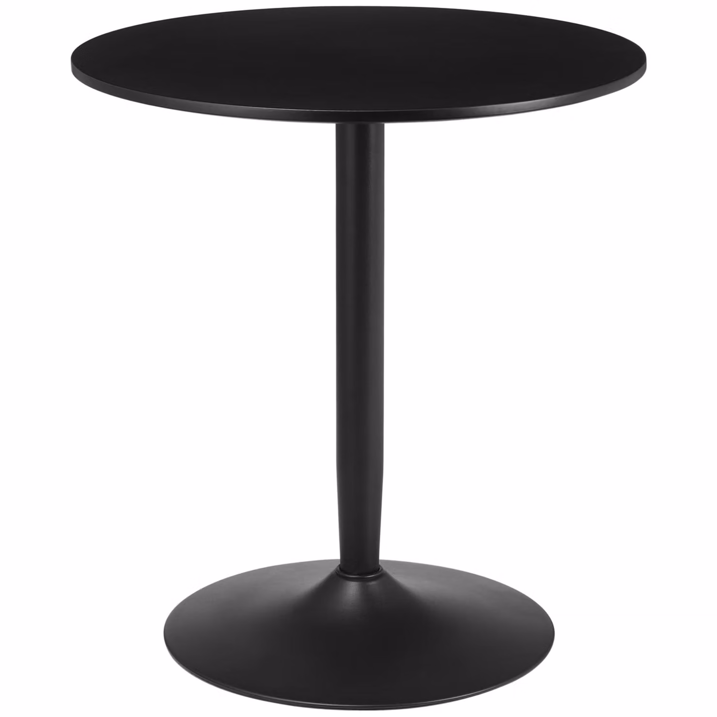 Tavolo da pranzo Tavolo da cucina rotondo per 2 persone, tavolo da pranzo moderno con gambe in acciaio, base antiscivolo, ideale per spazi ridotti,