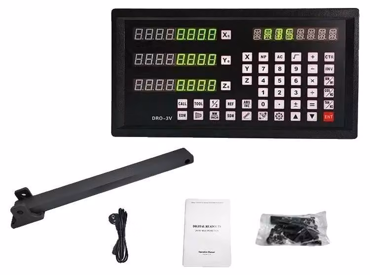 Display digitale, alta precisione, ampia compatibilità, display DRO-3V