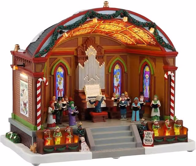 Villaggio di Natale Lemax Natale al Padiglione del Parco, Decorazione da Tavolo Multicolore