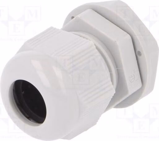 1 x Raccordo per cavo M20, grado di protezione IP68, colore grigio chiaro, codice prodotto 2411.621 n, materiale: 1,5