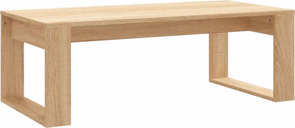 Tavolino da Salotto Rovere Sonoma 102x50x35cm Legno Multistrato