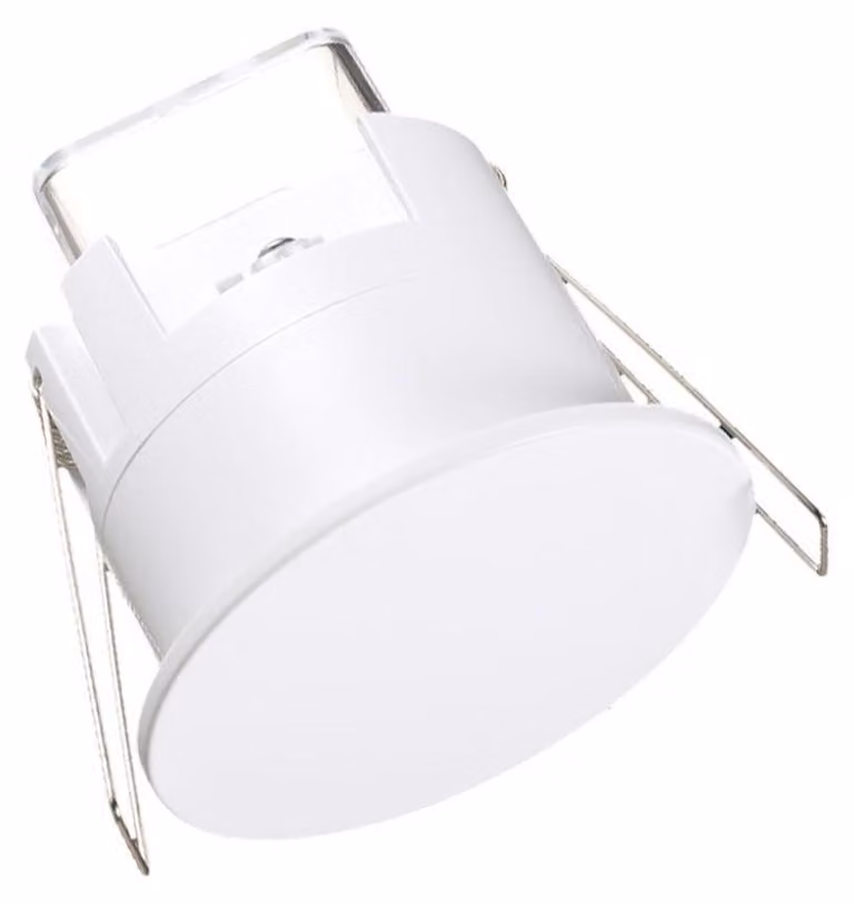 V-TAC Sensore di Movimento e presenza a 360° Max. 3m, da Incasso Colore Bianco (Max 600W) IP20 - 23429