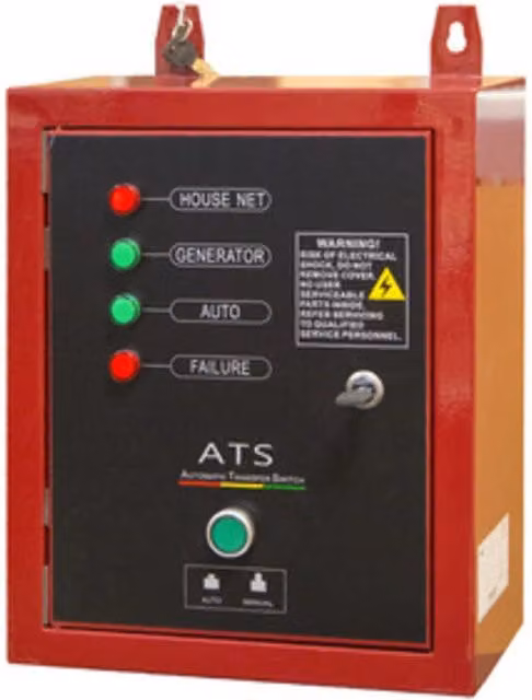 Quadro di Intervento Automatizzato ATS per Generatore PMD PR INDUSTRIA Nero e Rosso