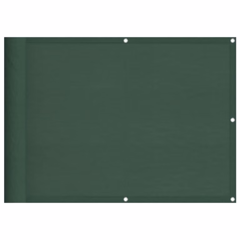 Paravento Balcone Verde Scuro 75x800 cm 100% Poliestere Oxford